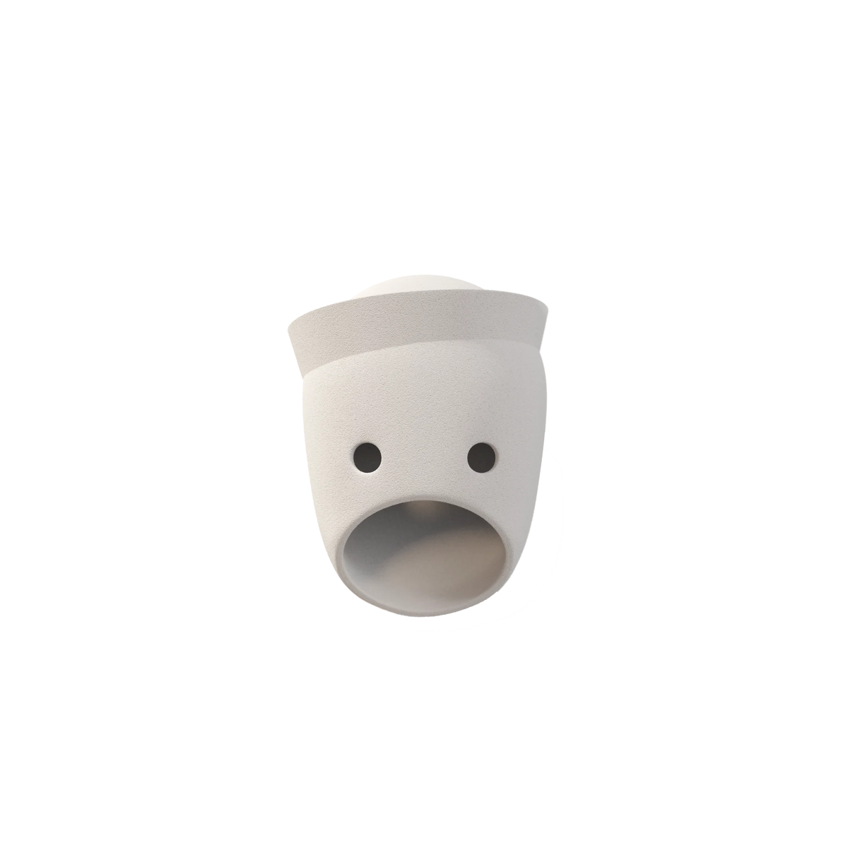 The Glenn Party Wall Light in grey ceramic.