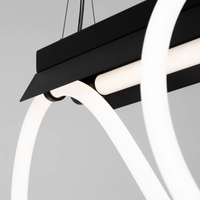 Tubelight Linear Suspension Light close up view