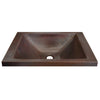 HANA 20-INCH DROP IN BATHROOM SINK, CPS42