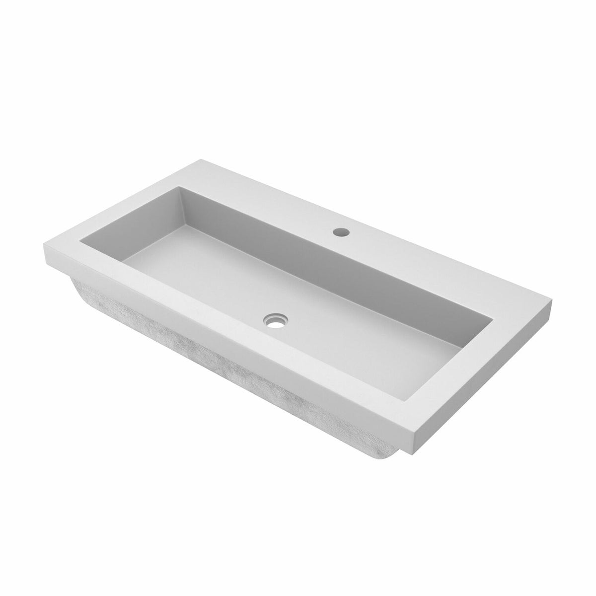 NATIVESTONE® TROUGH 3619 36-INCH RECTANGULAR BATHROOM SINK, NSL3619 - robinsonco.ca