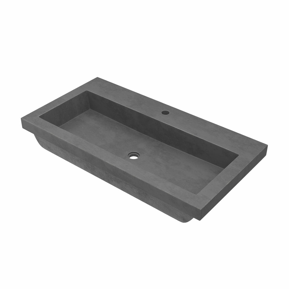 NATIVESTONE® TROUGH 3619 36-INCH RECTANGULAR BATHROOM SINK, NSL3619 - robinsonco.ca