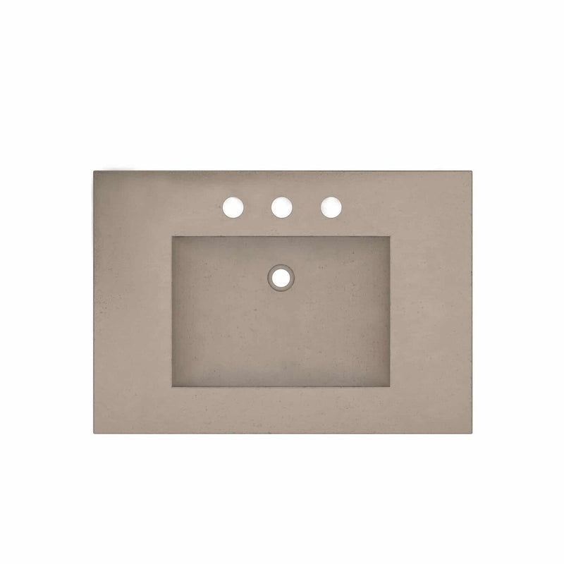 NATIVESTONE® PALOMAR 30-INCH VANITY TOP WITH INTEGRAL SINK, NSVNT30 - robinsonco.ca