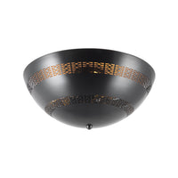 Alora Overland Flush Mount light in urban bronze finish