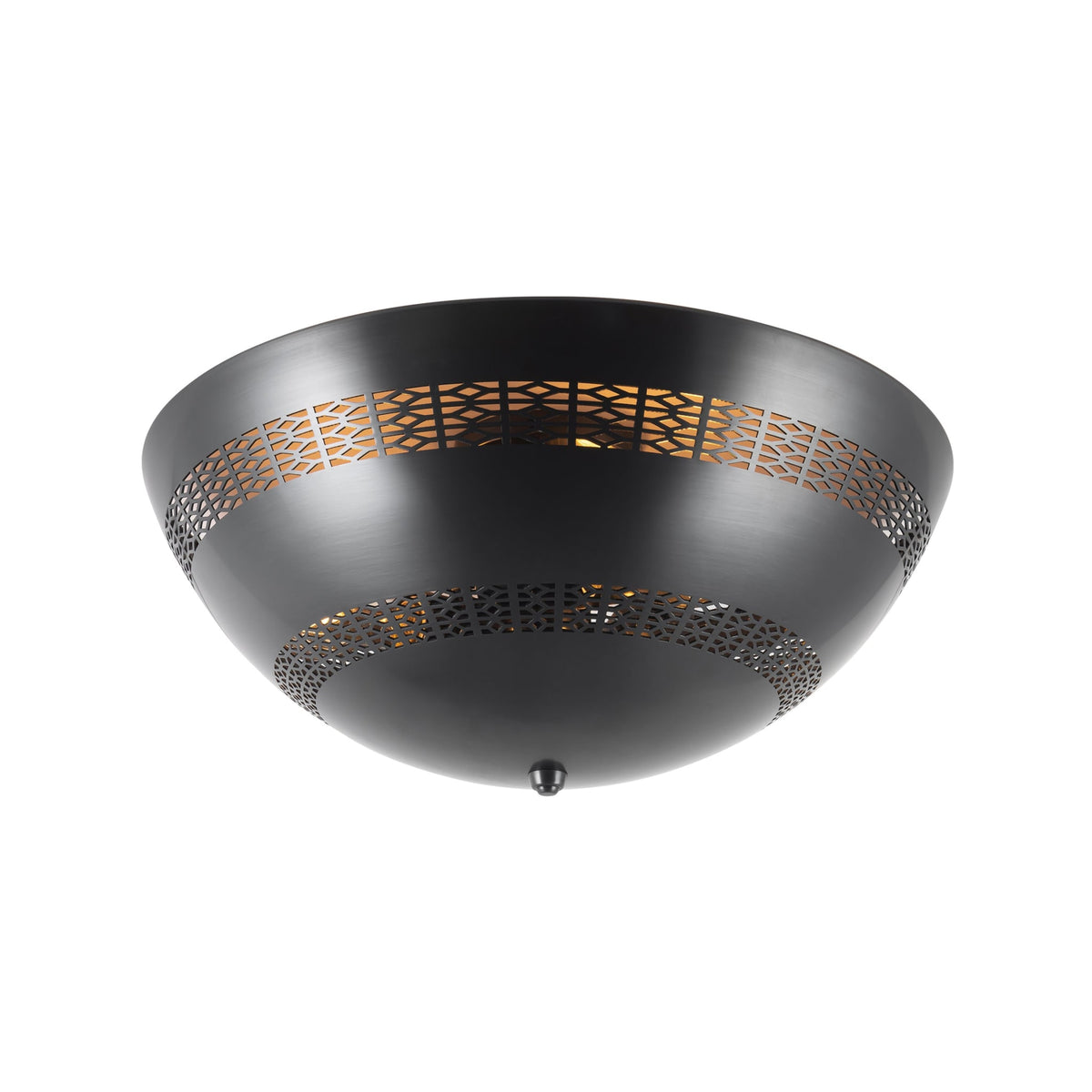 Alora Overland Flush Mount light in urban bronze finish