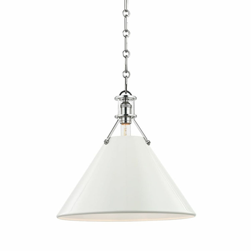 PAINTED NO.2 ONE LIGHT 16" PENDANT - robinsonco.ca