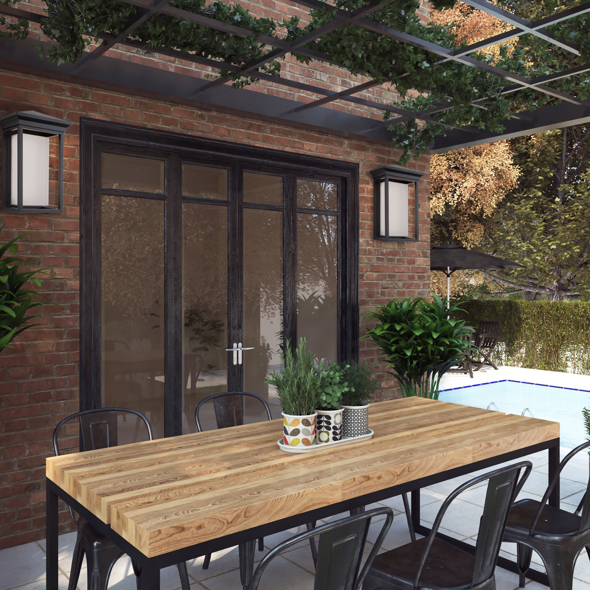 OVERBROOK 3000K LED OUTDOOR WALL LIGHT - robinsonco.ca