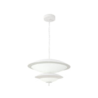 Alora Prescott Chandelier in antique white matte opal glass finish
