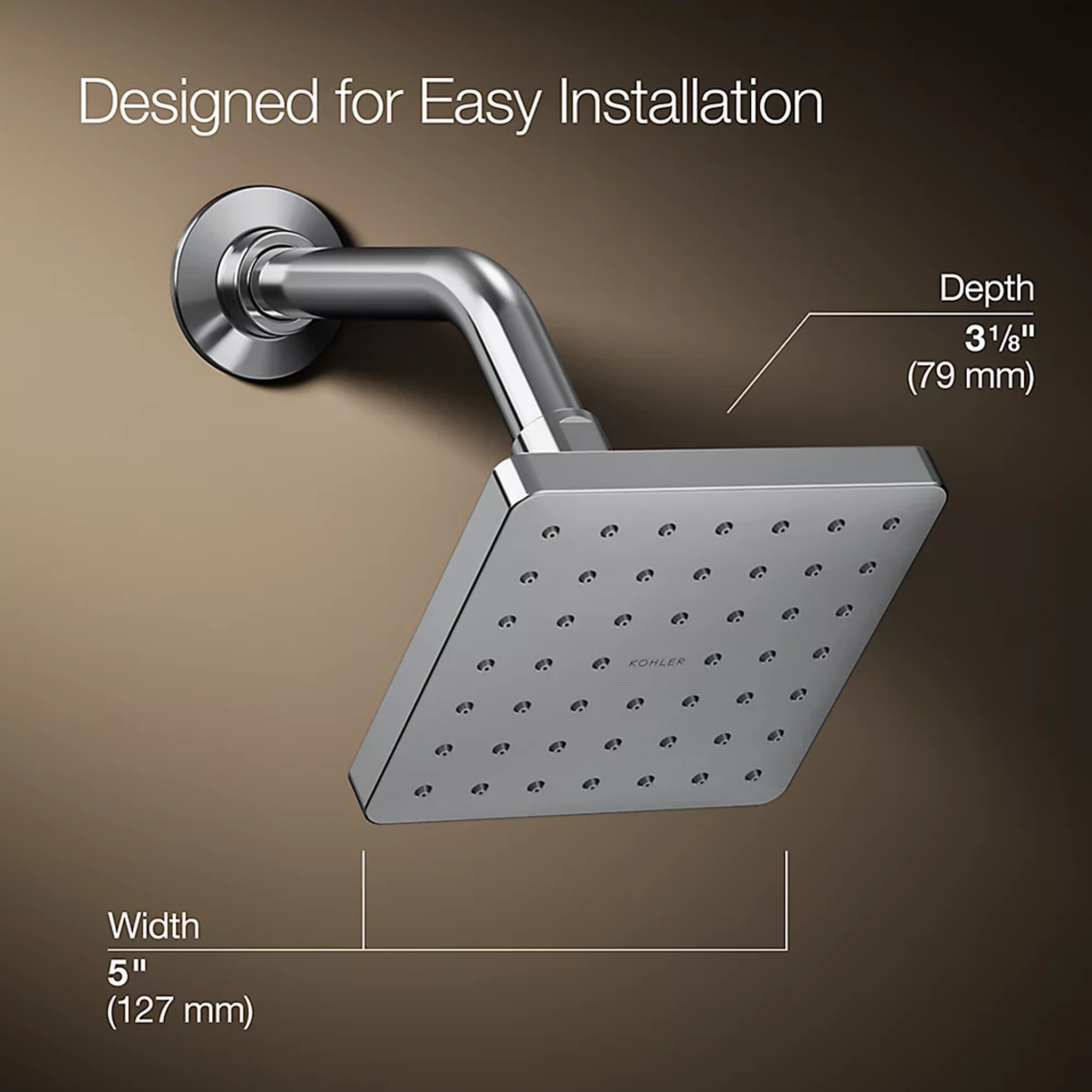 PARALLEL SINGLE-FUNCTION SHOWERHEAD - robinsonco.ca