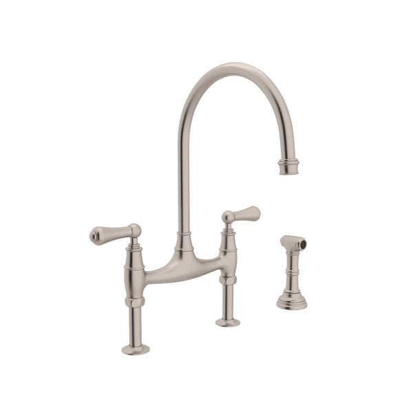 GEORGIAN ERA BRIDGE KITCHEN FAUCET WITH SIDESPRAY - robinsonco.ca