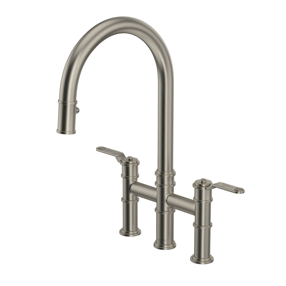 ARMSTRONG PULL-DOWN BRIDGE KITCHEN FAUCET WITH C-SPOUT - robinsonco.ca
