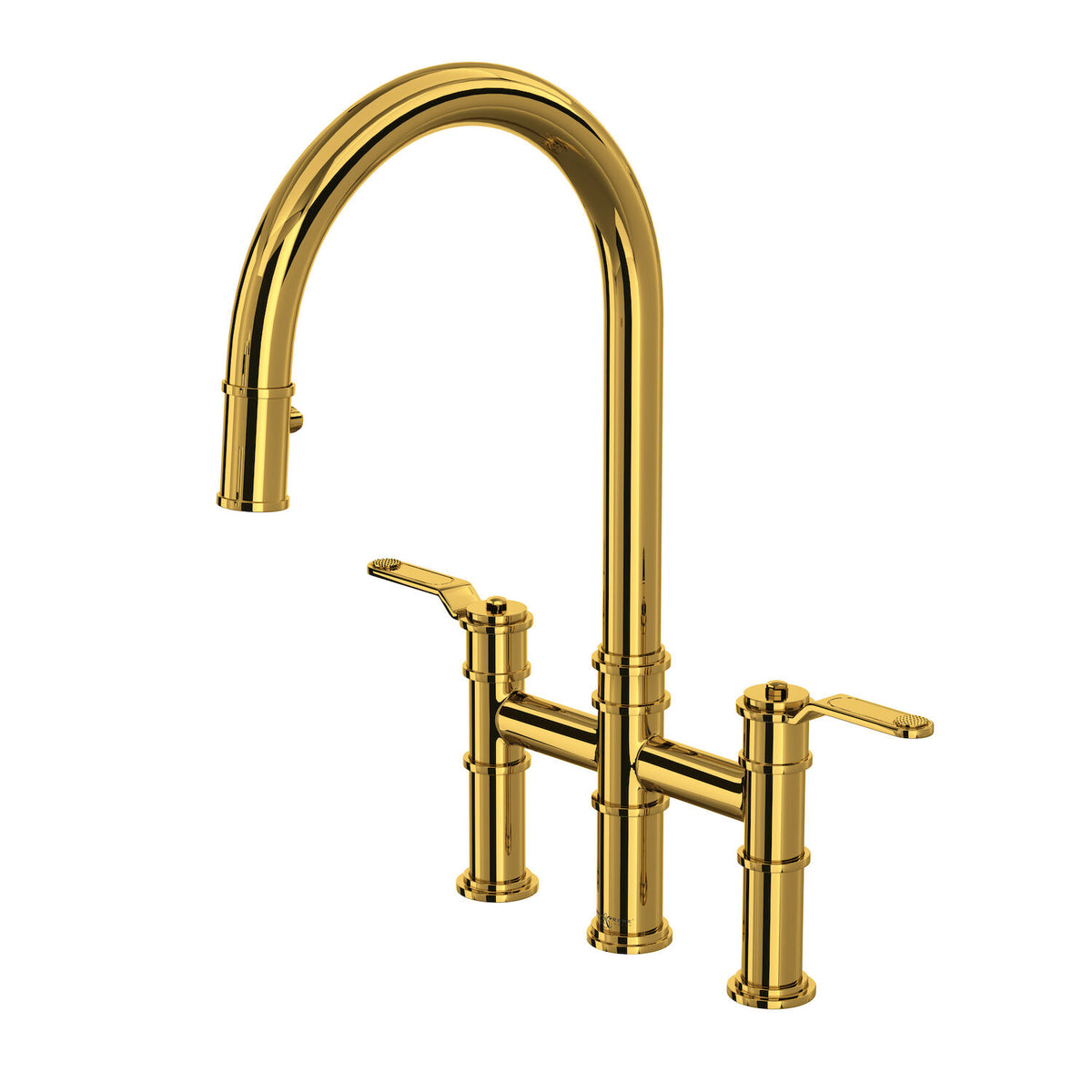 ARMSTRONG PULL-DOWN BRIDGE KITCHEN FAUCET WITH C-SPOUT - robinsonco.ca