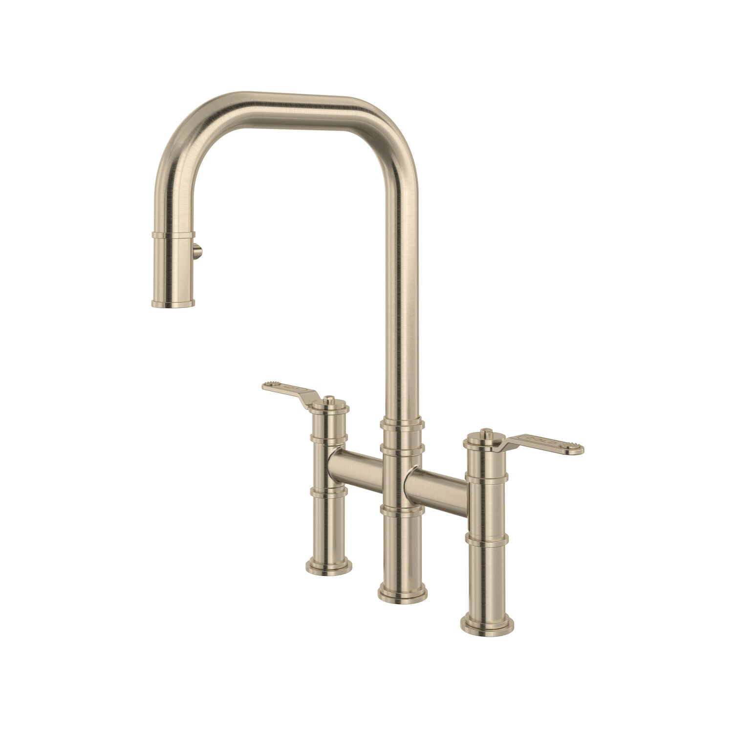 INOUTブリッジ ARMSTRONG PULL-DOWN BRIDGE KITCHEN FAUCET WITH C-SPOUT