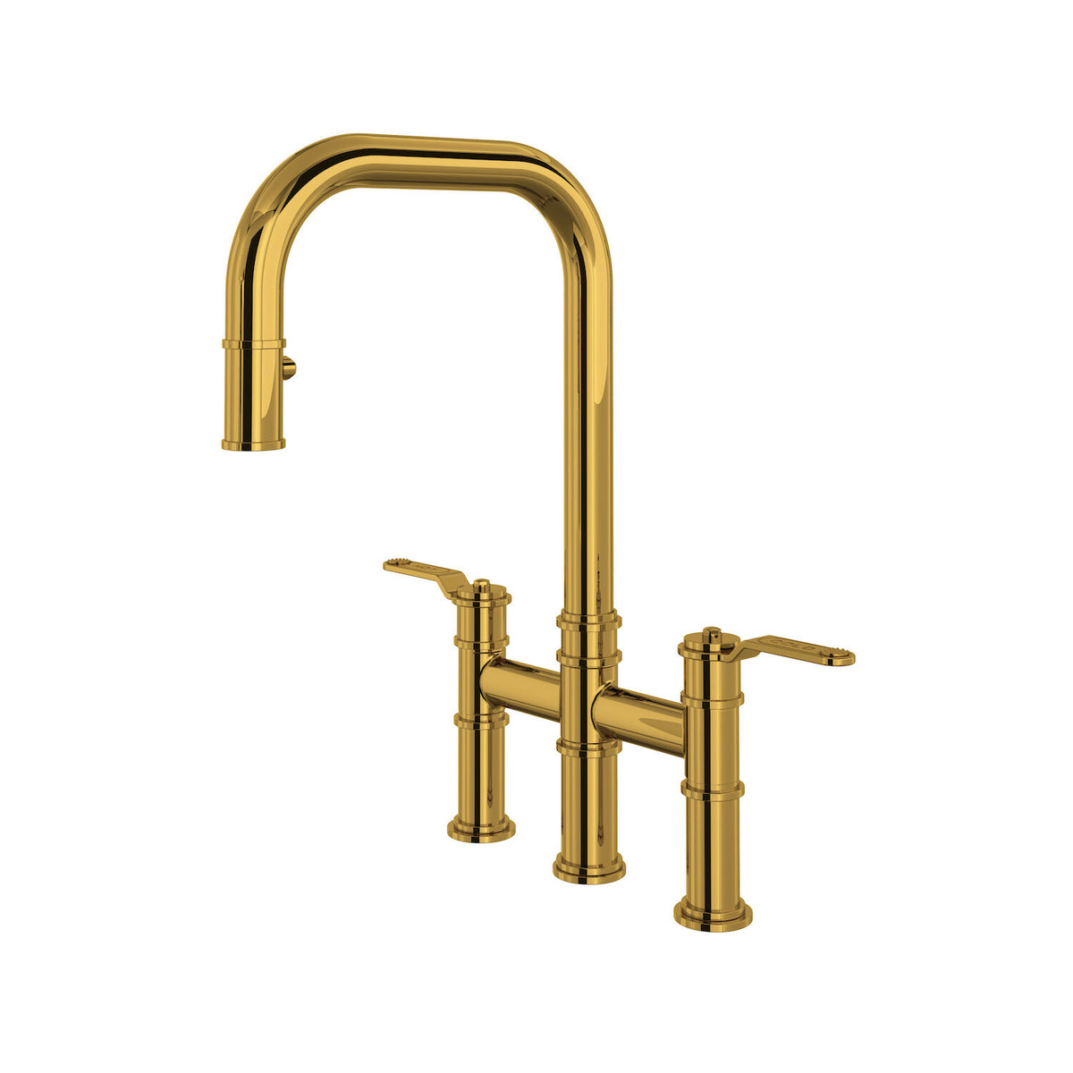 ARMSTRONG PULL-DOWN BRIDGE KITCHEN FAUCET WITH U-SPOUT - robinsonco.ca
