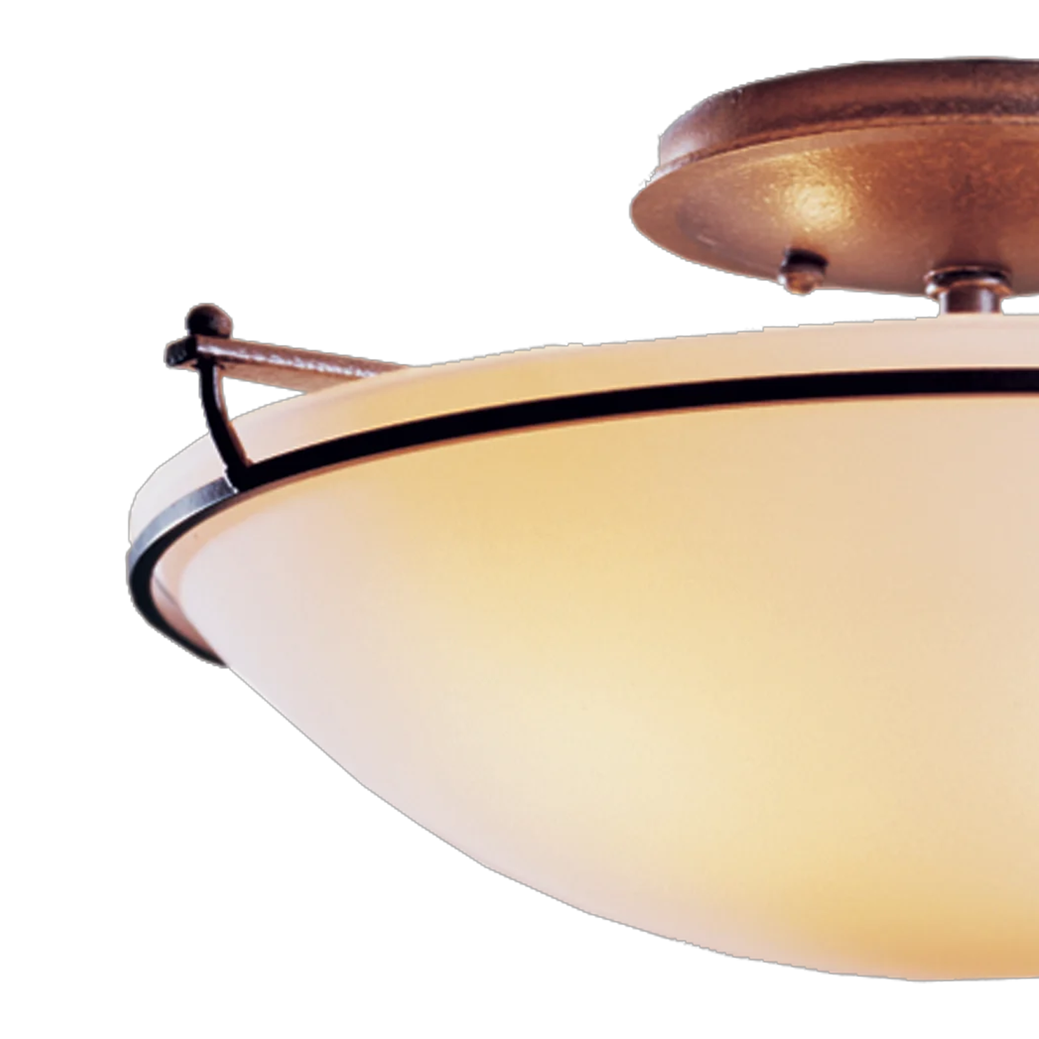 PLAIN SMALL SEMI-FLUSH LIGHT - robinsonco.ca