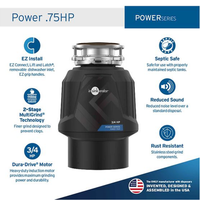 POWER .75HP WASTE DISPOSER - robinsonco.ca