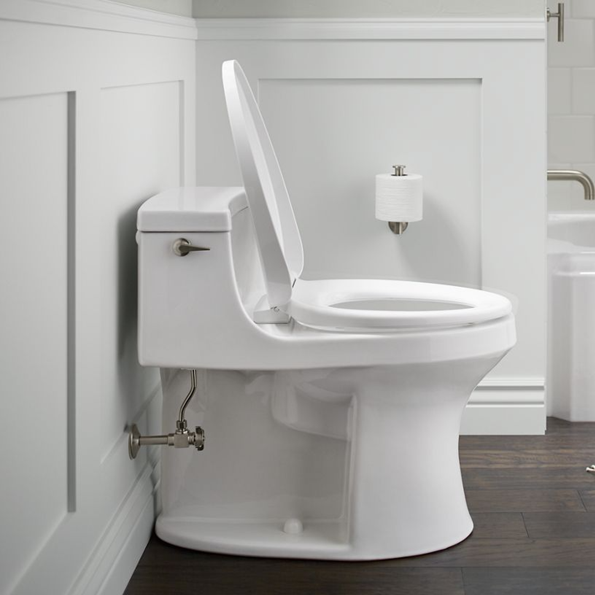 PUREWARMTH® HEATED QUITE-CLOSE™ ELONGATED TOILET SEAT - robinsonco.ca