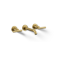 PURIST WIDESPREAD WALL-MOUNT BATHROOM SINK FAUCET TRIM WITH LEVER HANDLES, 1.2 GPM - robinsonco.ca