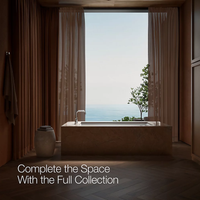 PURIST® DECK MOUNT BATH FAUCET TRIM FOR HIGH-FLOW VALVE WITH LEVER HANDLES