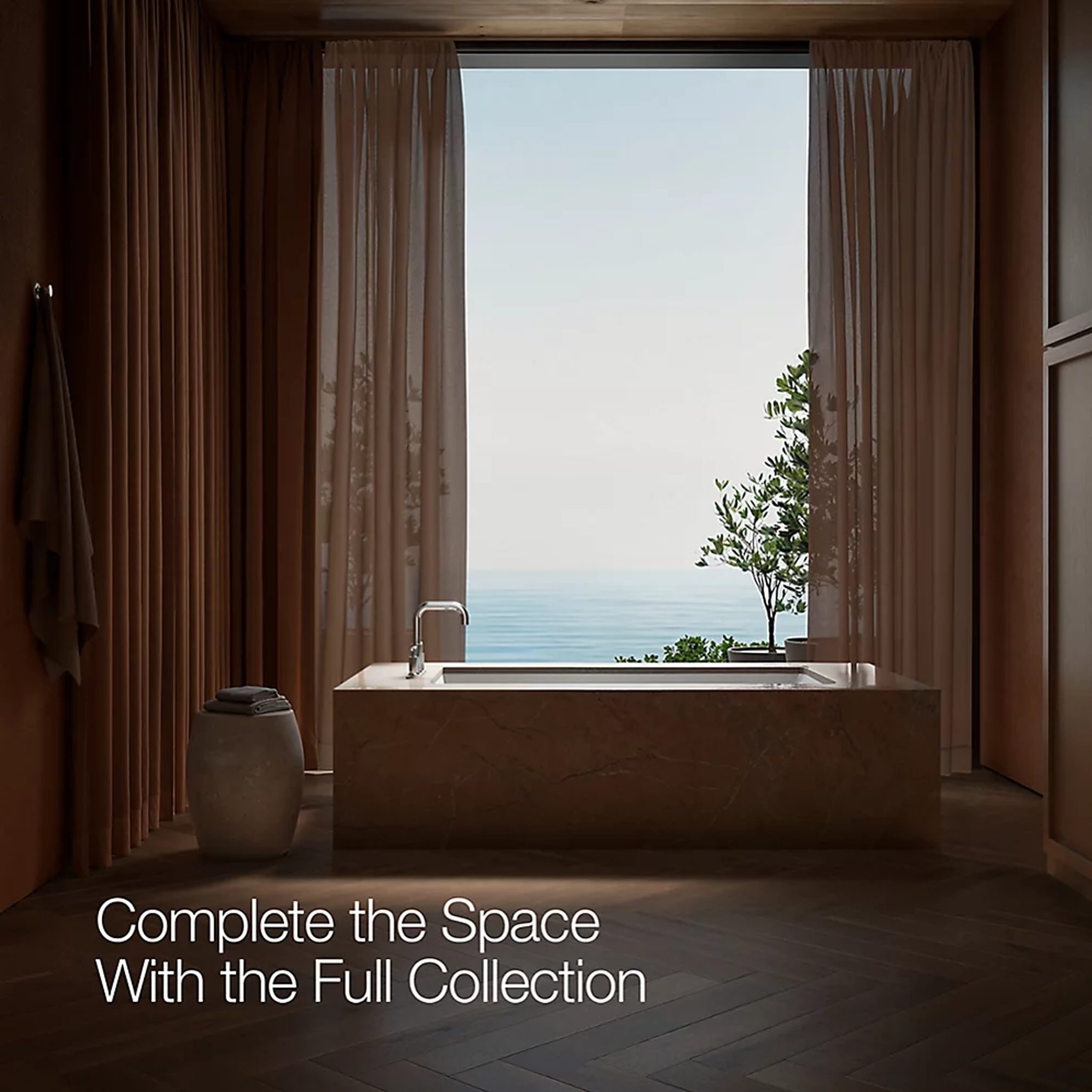 PURIST® DECK MOUNT BATH FAUCET TRIM FOR HIGH-FLOW VALVE WITH LEVER HANDLES