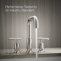 PURIST® DECK MOUNT BATH FAUCET TRIM FOR HIGH-FLOW VALVE WITH LEVER HANDLES