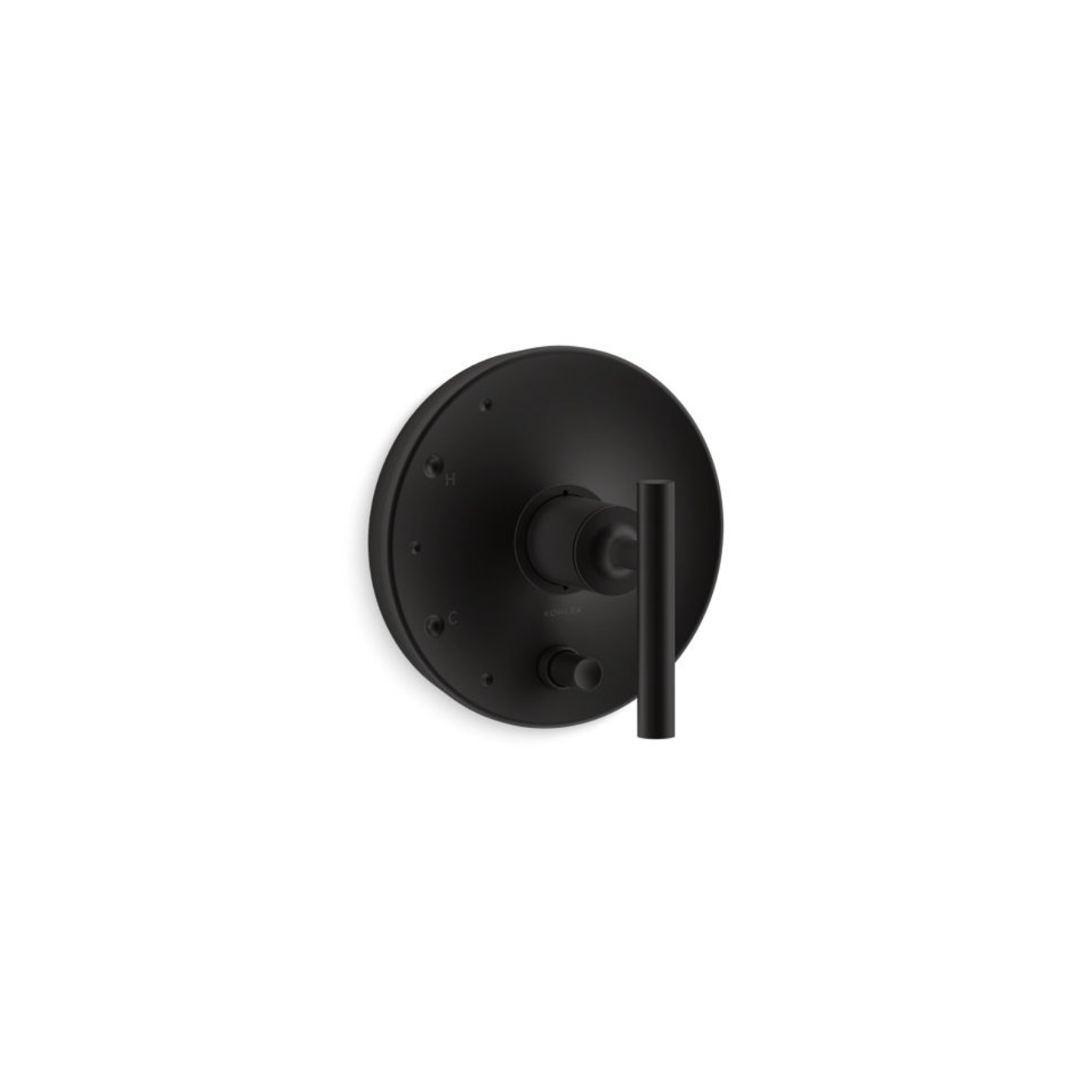 PURIST RITE-TEMP VALVE TRIM WITH PUSH-BUTTON DIVERTER AND LEVER HANDLE - robinsonco.ca