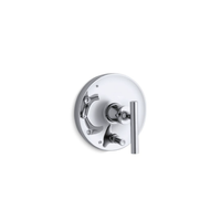 PURIST RITE-TEMP VALVE TRIM WITH PUSH-BUTTON DIVERTER AND LEVER HANDLE - robinsonco.ca