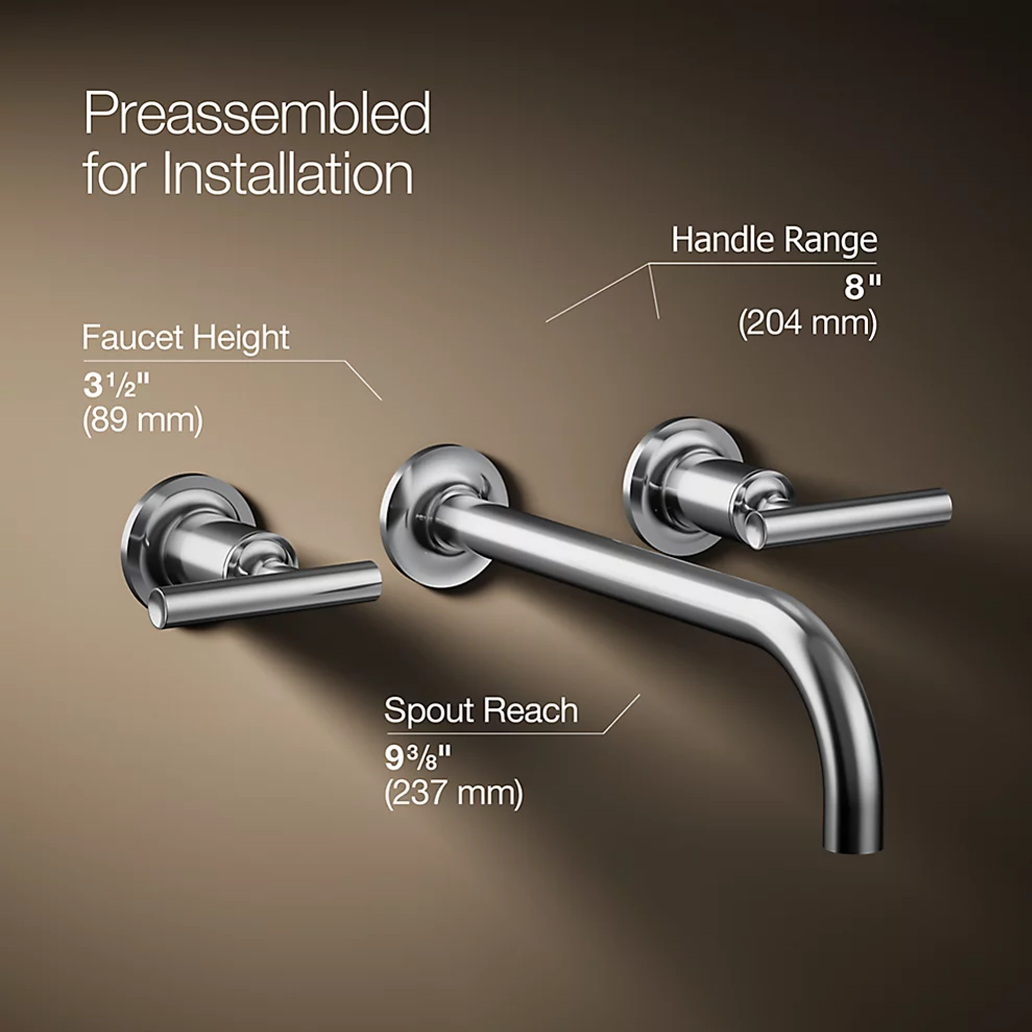 PURIST® WALL-MOUNT BATHROOM SINK FAUCET TRIM - robinsonco.ca