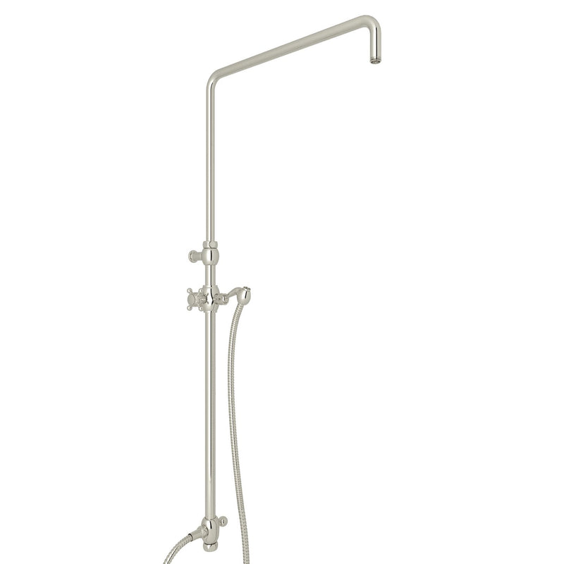 ROHL® RISER WITH DIVERTER, HOSE AND SLIDING HANDSHOWER HOLDER - robinsonco.ca