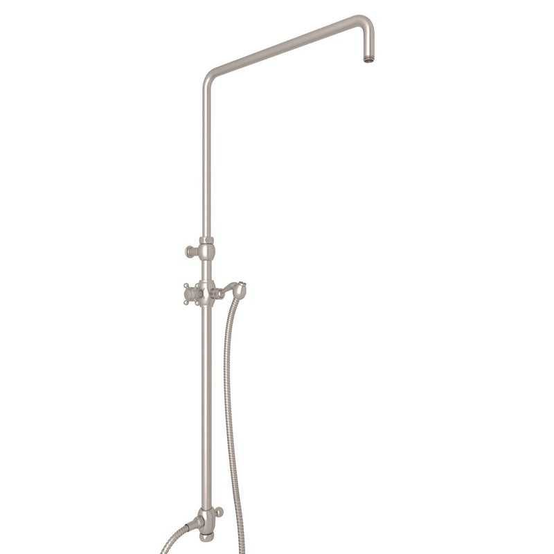 ROHL® RISER WITH DIVERTER, HOSE AND SLIDING HANDSHOWER HOLDER - robinsonco.ca