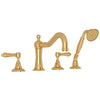 ACQUI® 4-HOLE DECK MOUNT TUB FILLER (LEVER HANDLE) - robinsonco.ca