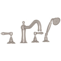 ACQUI® 4-HOLE DECK MOUNT TUB FILLER (LEVER HANDLE) - robinsonco.ca