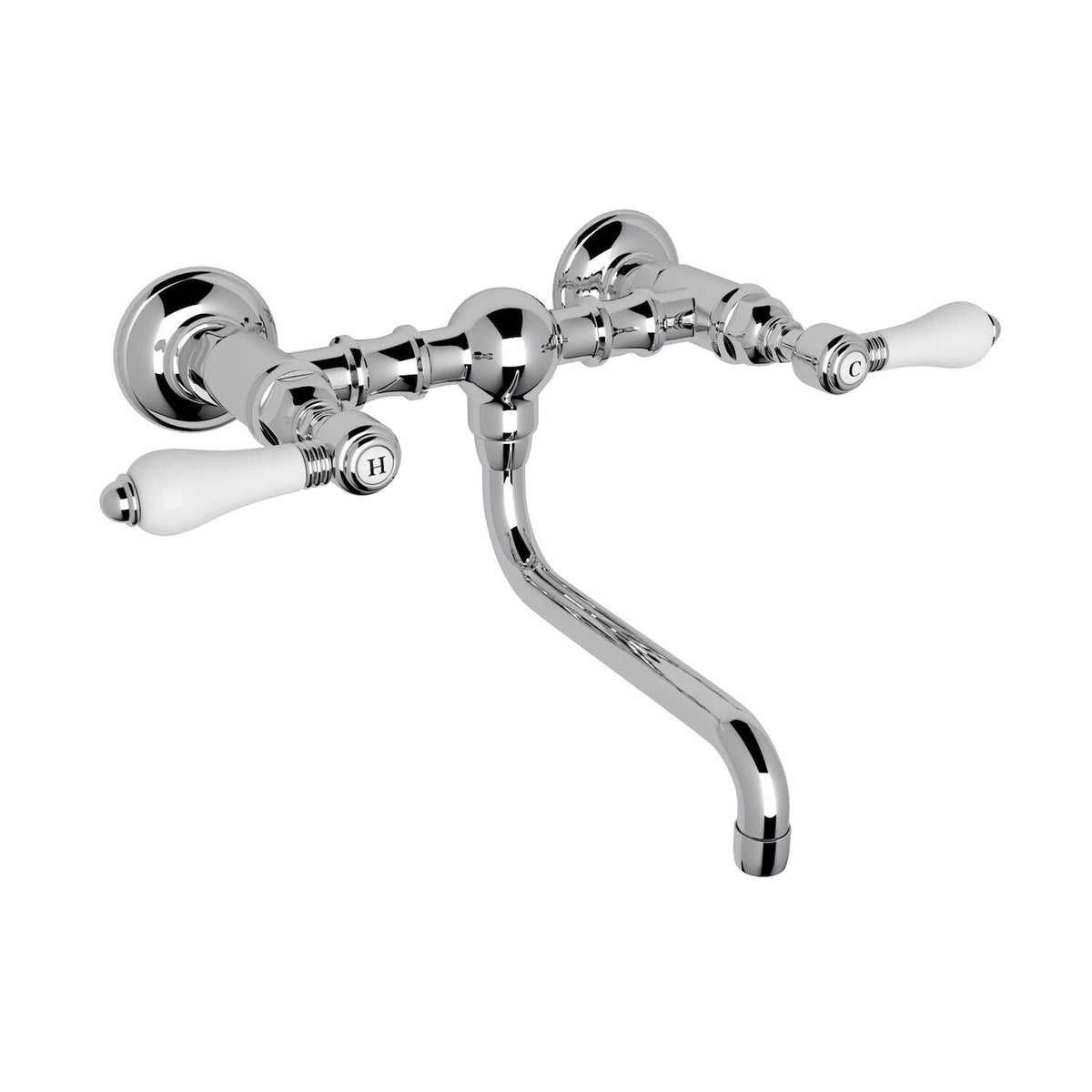 ACQUI® WALL MOUNT BRIDGE LAVATORY FAUCET