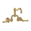 ACQUI® WALL MOUNT BRIDGE LAVATORY FAUCET WITH COLUMN SPOUT (LEVER HANDLE) - robinsonco.ca