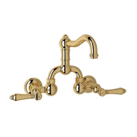 ACQUI® WALL MOUNT BRIDGE LAVATORY FAUCET WITH COLUMN SPOUT (LEVER HANDLE) - robinsonco.ca