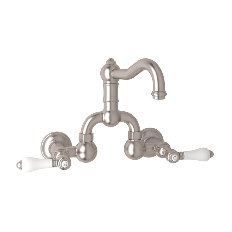 ACQUI® WALL MOUNT BRIDGE LAVATORY FAUCET WITH COLUMN SPOUT - robinsonco.ca