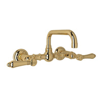 ACQUI® WALL MOUNT BRIDGE LAVATORY FAUCET WITH U-SPOUT (LEVER HANDLE) - robinsonco.ca