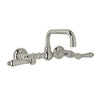 ACQUI® WALL MOUNT BRIDGE LAVATORY FAUCET WITH U-SPOUT (LEVER HANDLE) - robinsonco.ca