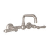 ACQUI® WALL MOUNT BRIDGE LAVATORY FAUCET WITH U-SPOUT (LEVER HANDLE) - robinsonco.ca