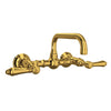 ACQUI® WALL MOUNT BRIDGE LAVATORY FAUCET WITH U-SPOUT (LEVER HANDLE) - robinsonco.ca