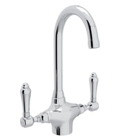 SAN JULIO® TWO HANDLE BAR/FOOD PREP KITCHEN FAUCET (LEVER HANDLE)
