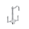 ACQUI® TWO HANDLE BAR/FOOD PREP KITCHEN FAUCET (LEVER HANDLE)