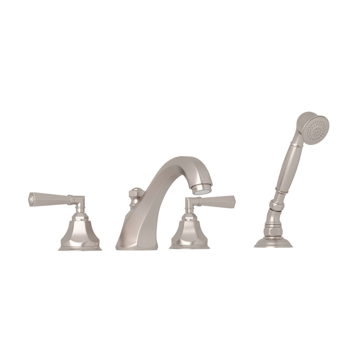 PALLADIAN® 4-HOLE DECK MOUNT TUB FILLER (LEVER HANDLE) - robinsonco.ca