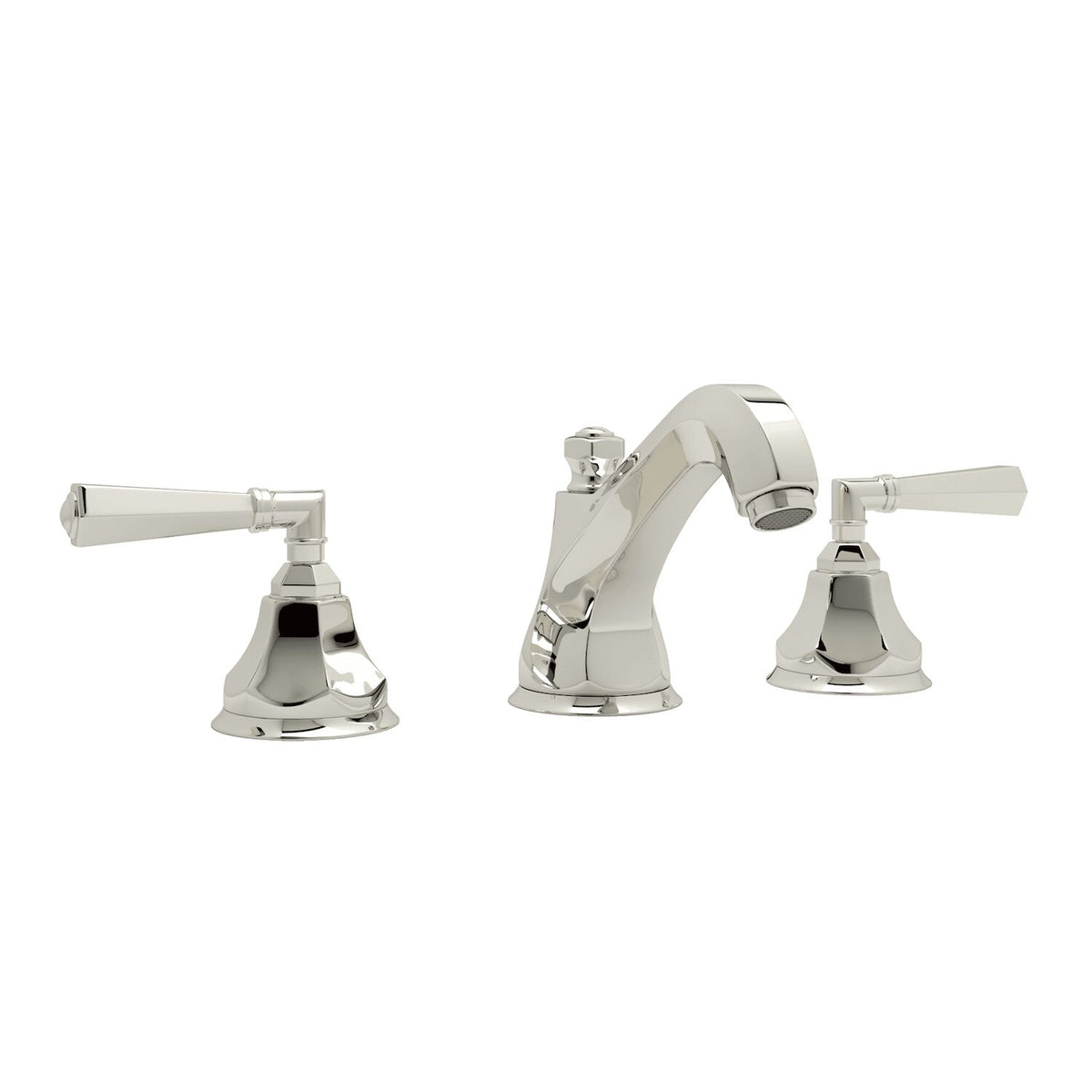PALLADIAN® WIDESPREAD LAVATORY FAUCET WITH LOW SPOUT (LEVER HANDLE) - robinsonco.ca