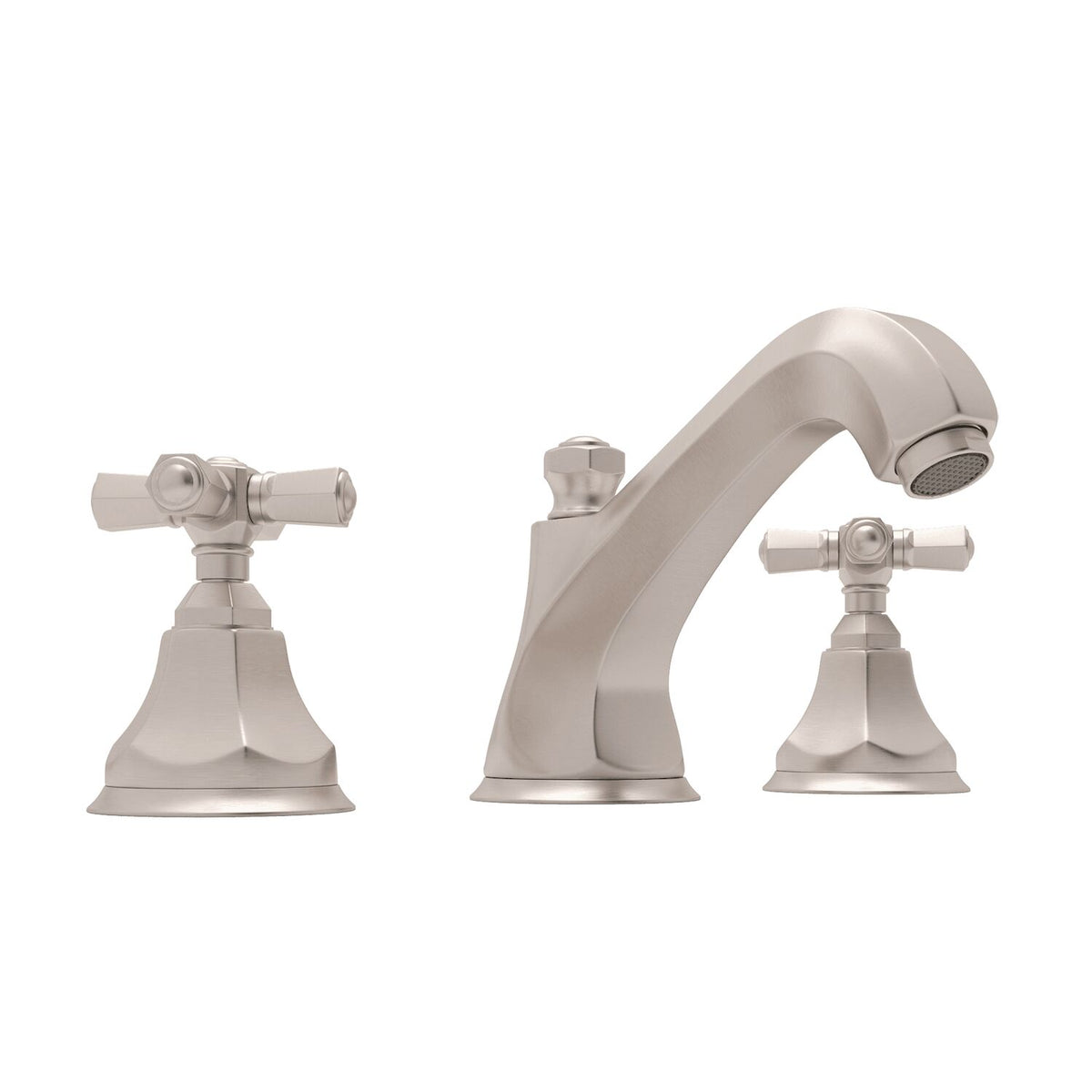 PALLADIAN® WIDESPREAD LAVATORY FAUCET WITH LOW SPOUT (CROSS HANDLE) - robinsonco.ca