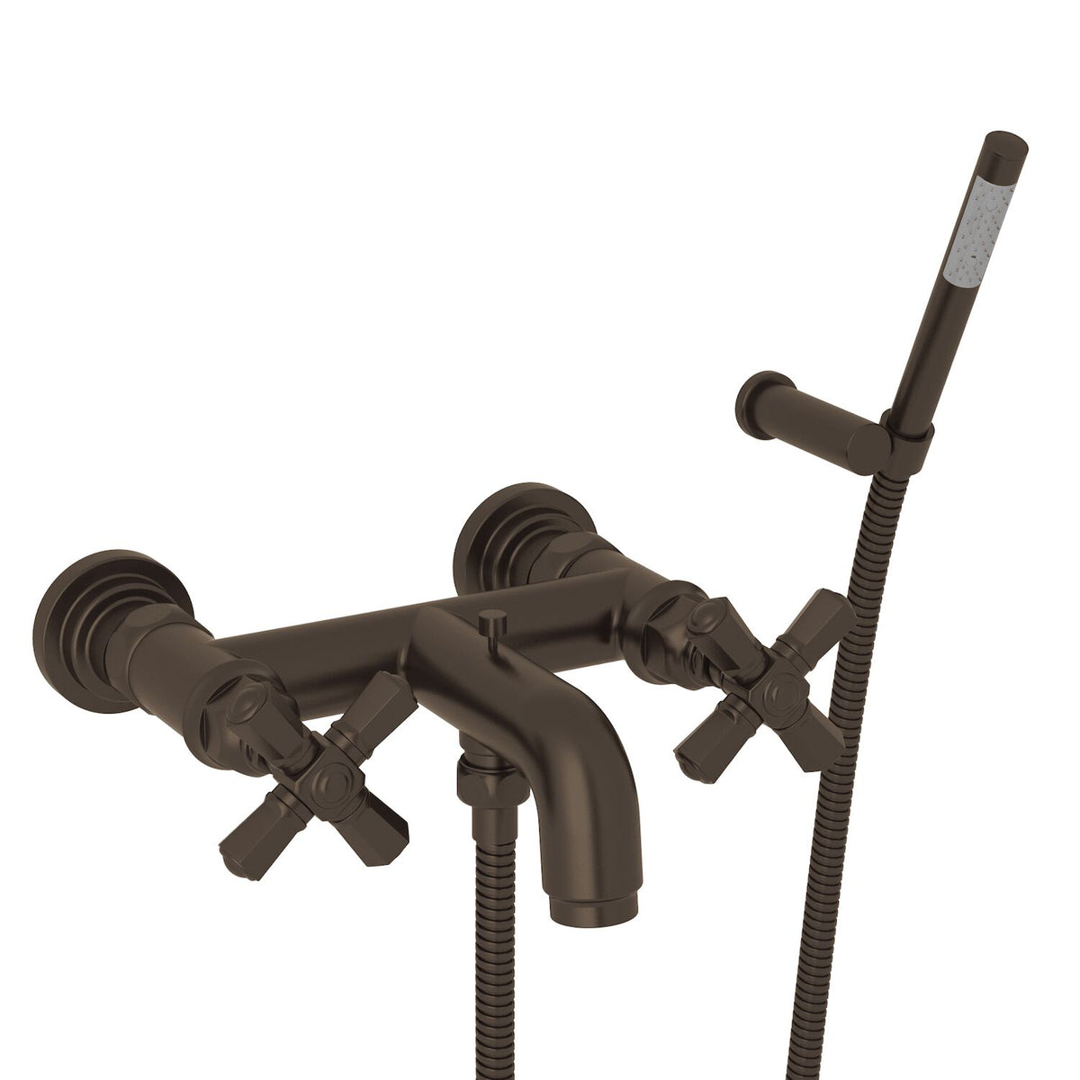SAN GIOVANNI EXPOSED WALL MOUNT TUB FILLER (CROSS HANDLE) - robinsonco.ca