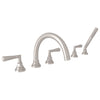 SAN GIOVANNI 5-HOLE DECK MOUNT TUB FILLER (LEVER HANDLE) - robinsonco.ca