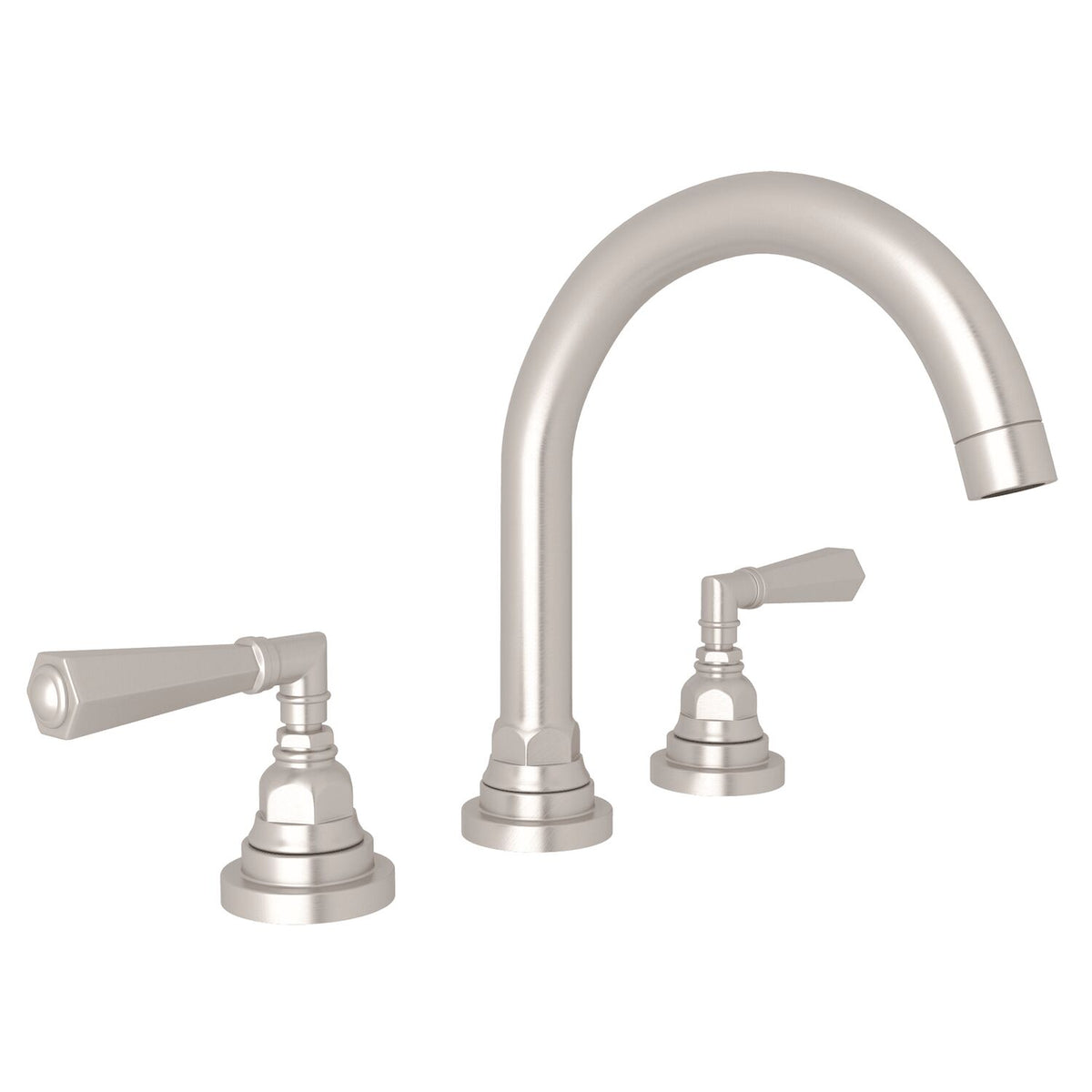 SAN GIOVANNI WIDESPREAD LAVATORY FAUCET WITH C-SPOUT (LEVER HANDLE) - robinsonco.ca
