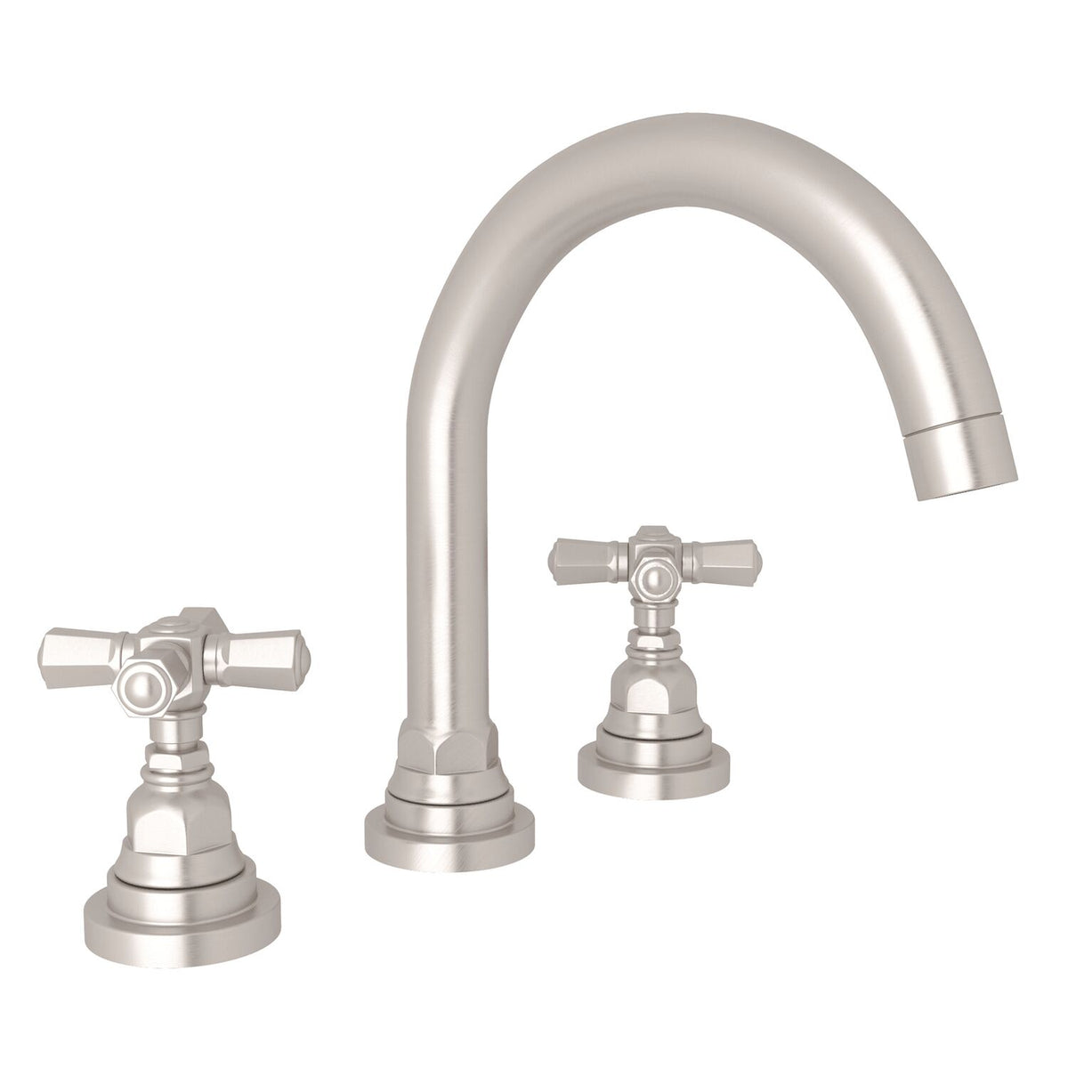 SAN GIOVANNI WIDESPREAD LAVATORY FAUCET WITH C-SPOUT (CROSS HANDLE) - robinsonco.ca