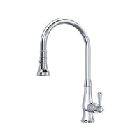 ROHL Patrizia Pulldown Faucet - Polished Chrome with Metal Lever Handle | A3420LMAPC-2