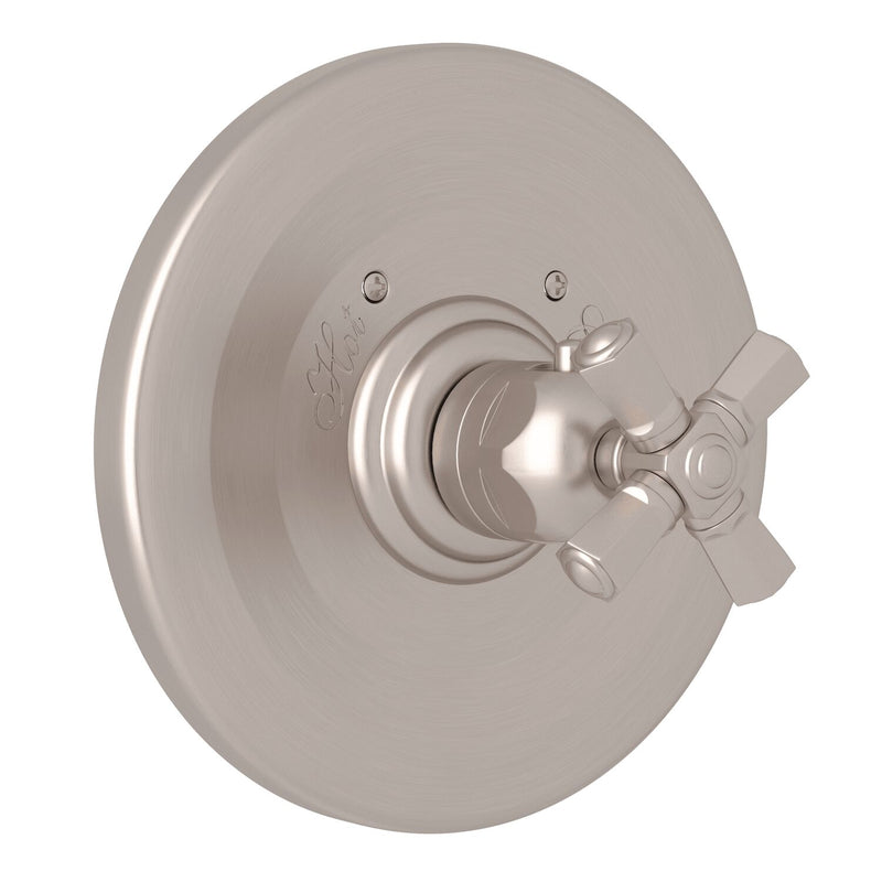 PALLADIAN® 3/4" THERMOSTATIC TRIM WITHOUT VOLUME CONTROL (CROSS HANDLE) - robinsonco.ca